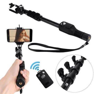 Yunteng YT-1288 Extendable Selfie Stick Handheld Monopod Tripod With Shutter Release_img_4