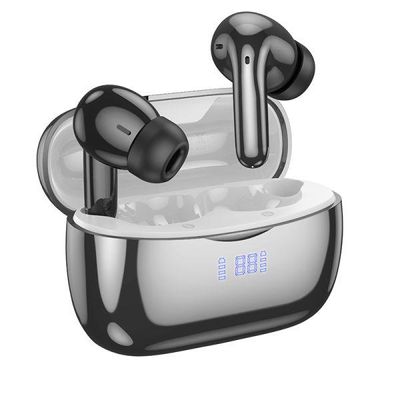 Hoco EQ16 ANC+ENC TWS Wireless Bluetooth Earbuds – Black Glaze_img_0