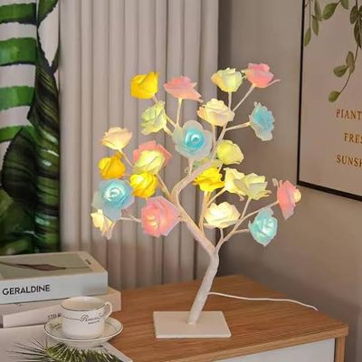 🌹 24 LED Rose Tree Lights – Fairy Flower Night Light Table Lamp_img_3