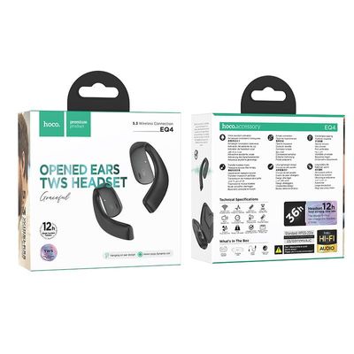 HOCO EQ4 TWS Earbuds- Black Color_img_1