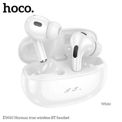 Hoco Ew60 Plus Norman True Wireless Anc BT Headset-White Color_img_0