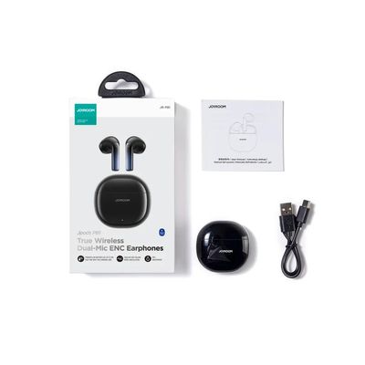Joyroom Jpods JR-PB1 Dual-Mic ENC Earbuds- Black Color_img_1