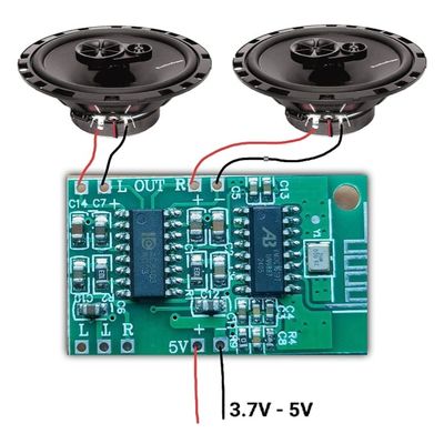 Mini Bluetooth amplifier circuit_img_0