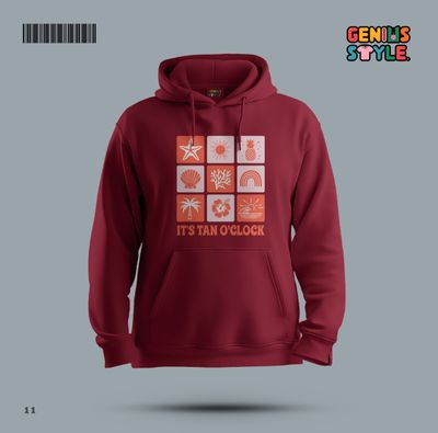 It's Tan O'clock Premium Hoodie - 11_img_3