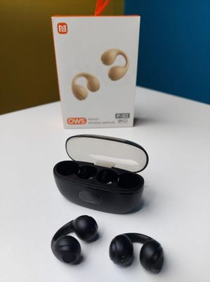 OWS P-Q3 Motion Wireless Earbuds – Black Color_img_1