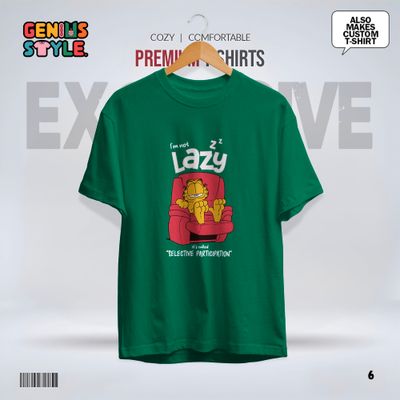 I'm Not Lazy Premium Drop Shoulder T-shirt - 6_img_2