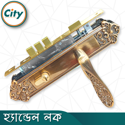 সিএফ রঙের উচ্চ সুরক্ষা স্ট্যান্ডার্ড সাইজের হ্যান্ডেল লক প্রধান দরজার লক Door Lock_img_2