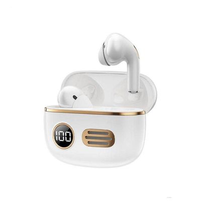 Remax TWS-39 Retro True Wireless Stereo Earphones – White Color_img_0