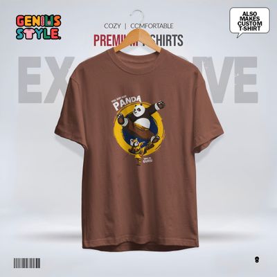 Panda Kung Fu Guru Premium Drop Shoulder T-shirt - 8_img_5