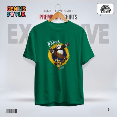 Panda Kung Fu Guru Premium Drop Shoulder T-shirt - 8_img_6