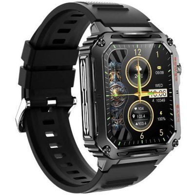 VALDUS VD38 Smartwatch Outdoor Recreation Watch Dynamic LED Luminous Effect Support Waterproof-Black Color_img_0