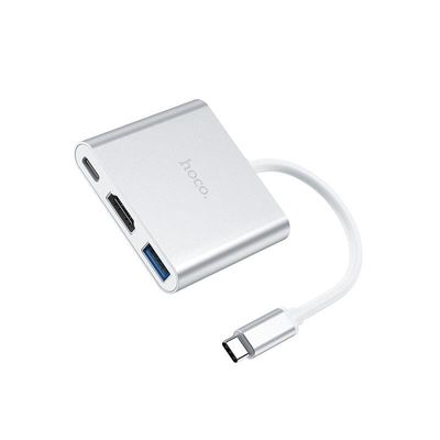 Hoco HB14 Easy use 3-in-1 USB Type-C Hub for USB3.0+HDMI+PD_img_0