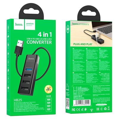 Hoco HB25 4-in-1 Type-A To USB Hub_img_1