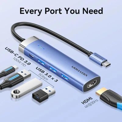 Vention 5-in-1 USB-C Docking Station-TGESB_img_1