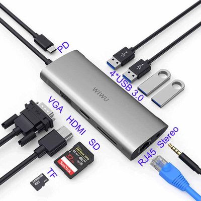WiWU Alpha 11 in 1 Type C Multi Adapter Hub And 1 HDMI_img_2