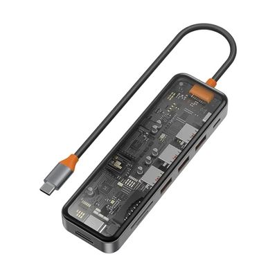 WiWU Space Gray USB C 7-in-1 3.0 Ports Type C Hub Adapter (CB007)_img_2