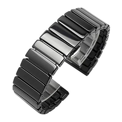 20mm Ceramic strap for smartwatch – Black_img_0