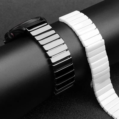 22mm Ceramic strap for smartwatch – White_img_1