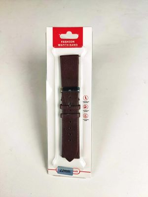 22mm Leather Strap for Smartwatch – Coffee Color_img_0