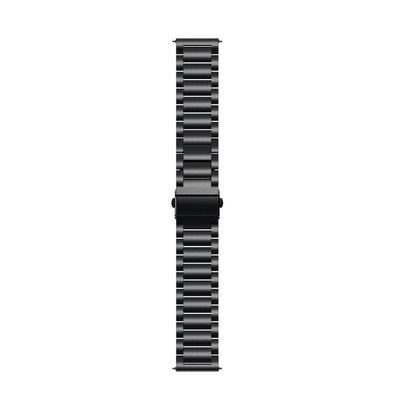 22mm Metal Strap For Smartwatch – Black_img_1