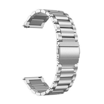 22mm Metal Strap For Smartwatch – Silver Color_img_2