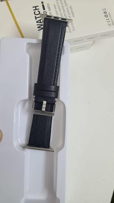 42/44/45/49mm Spigen  Leather Strap For Smartwatch – Black Color_img_0