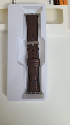 42/44/45/49mm Spigen  Leather Strap For Smartwatch – Coffee Color_img_0