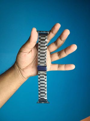 45mm Metal Strap For Smartwatch – Silver Color_img_0