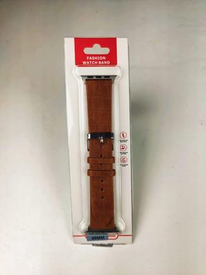 49mm Leather Strap For Smartwatch – Brown Color_img_2