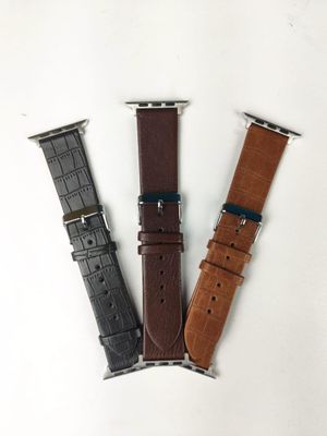 49mm Leather Strap For Smartwatch – Coffee Color_img_1