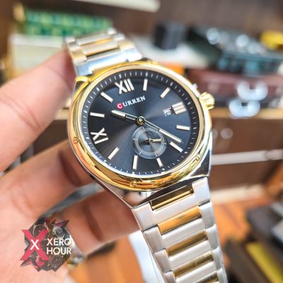 Curren 8471 Men’s Watch |  Dual Tone Black dial_img_2