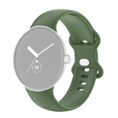 Google Pixel Smartwatch Soft Silicone Straps- Green_img_0