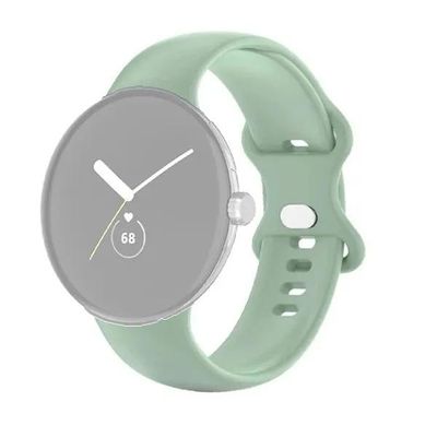 Google Pixel Smartwatch Soft Silicone Straps- Light Green_img_0
