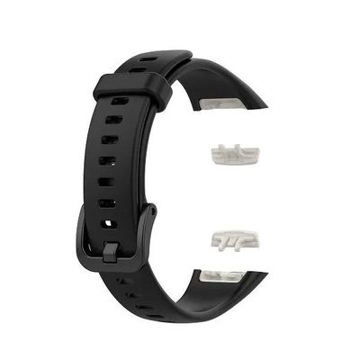 Huawei Band 6 Soft Silicone Straps- Black_img_0