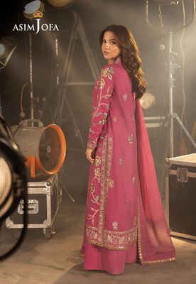Asim Jofa - Embroidered Silk 3 Pcs_img_3