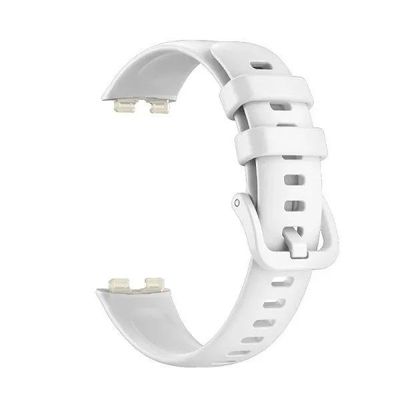Huawei Band 8 Soft Silicone Straps- White_img_0