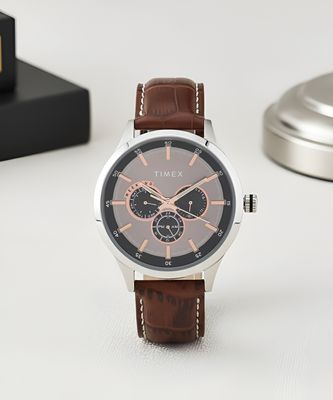 TIMEX Multi Function Chronograph Bronze Dial Analog Watch_img_4