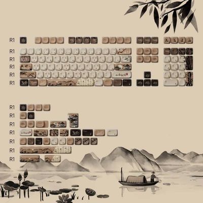 Akko Mountain Seclusion 140 Keycaps Set - MOA_img_0