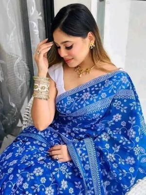 গ্লিটার প্রিন্ট শাড়ি_img_1