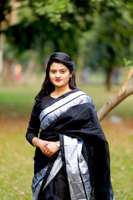 প্রিমিয়াম ব্ল্যাক কটন সিল্ক শাড়ি_img_2