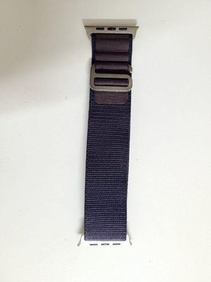 Slide Lock Loop Fabric Strap For Smart Watch- 42/44/45/49mm – Purple Color_img_0