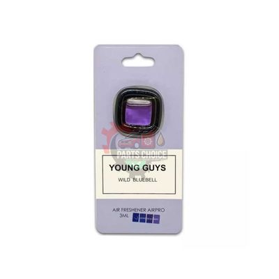 YOUNG GUYS WILD BLUEBELL MINI VENT CLIP CAR AIR FRESHENER 3ML_img_0
