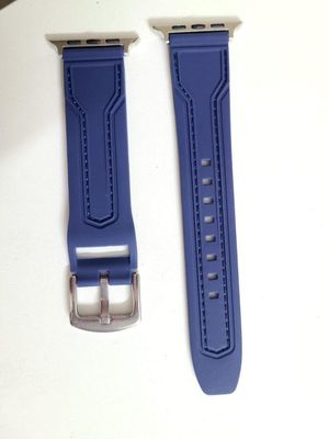 Spigen Line Silicon Strap For Smart Watch- 42/44/45mm-Blue Color_img_0