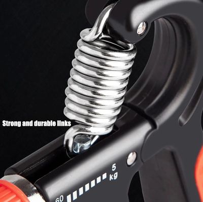 Adjustable Power Exercise Gripper Strengthener Hand Grip with Counter 5kg to 60kg Presser 1 pc_img_1