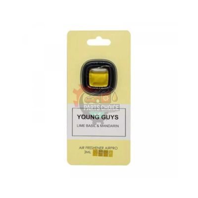 YOUNG GUYS LIME BASIL & MANDARIN MINI VENT CLIP CAR AIR FRESHENER 3ML_img_0