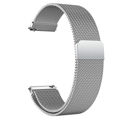 Universal 20mm Metal Magnetic Watch Strap – Silver Color_img_0