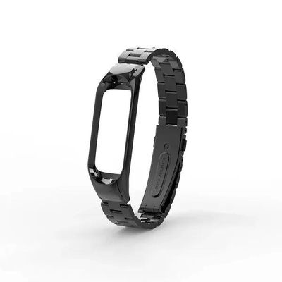 Xiaomi Mi Band 3/4 Metal Straps- Black_img_0