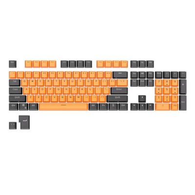 PBT Shine-Through Keycaps - Black on Yellow_img_0