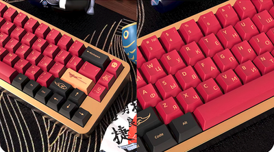 Red Samurai JP Legends Keycaps Set - Cherry Profile_img_1