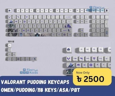 Valorant Themed Pudding Keycaps - OMEN_img_0